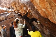 Bouldering in Hueco Tanks on 03/09/2019 with Blue Lizard Climbing and Yoga

Filename: SRM_20190309_1230300.jpg
Aperture: f/5.6
Shutter Speed: 1/200
Body: Canon EOS-1D Mark II
Lens: Canon EF 16-35mm f/2.8 L