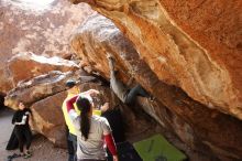 Bouldering in Hueco Tanks on 03/09/2019 with Blue Lizard Climbing and Yoga

Filename: SRM_20190309_1235540.jpg
Aperture: f/5.6
Shutter Speed: 1/250
Body: Canon EOS-1D Mark II
Lens: Canon EF 16-35mm f/2.8 L