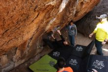 Bouldering in Hueco Tanks on 03/09/2019 with Blue Lizard Climbing and Yoga

Filename: SRM_20190309_1253510.jpg
Aperture: f/5.6
Shutter Speed: 1/320
Body: Canon EOS-1D Mark II
Lens: Canon EF 16-35mm f/2.8 L