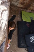 Bouldering in Hueco Tanks on 03/09/2019 with Blue Lizard Climbing and Yoga

Filename: SRM_20190309_1257280.jpg
Aperture: f/5.6
Shutter Speed: 1/320
Body: Canon EOS-1D Mark II
Lens: Canon EF 16-35mm f/2.8 L