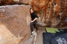 Bouldering in Hueco Tanks on 03/09/2019 with Blue Lizard Climbing and Yoga

Filename: SRM_20190309_1300070.jpg
Aperture: f/5.6
Shutter Speed: 1/200
Body: Canon EOS-1D Mark II
Lens: Canon EF 16-35mm f/2.8 L