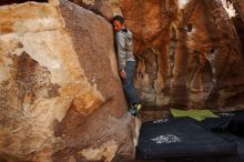 Bouldering in Hueco Tanks on 03/09/2019 with Blue Lizard Climbing and Yoga

Filename: SRM_20190309_1303510.jpg
Aperture: f/5.6
Shutter Speed: 1/400
Body: Canon EOS-1D Mark II
Lens: Canon EF 16-35mm f/2.8 L