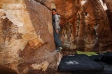 Bouldering in Hueco Tanks on 03/09/2019 with Blue Lizard Climbing and Yoga

Filename: SRM_20190309_1304070.jpg
Aperture: f/5.6
Shutter Speed: 1/320
Body: Canon EOS-1D Mark II
Lens: Canon EF 16-35mm f/2.8 L