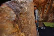 Bouldering in Hueco Tanks on 03/09/2019 with Blue Lizard Climbing and Yoga

Filename: SRM_20190309_1315380.jpg
Aperture: f/5.6
Shutter Speed: 1/320
Body: Canon EOS-1D Mark II
Lens: Canon EF 16-35mm f/2.8 L