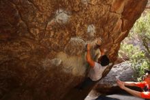 Bouldering in Hueco Tanks on 03/09/2019 with Blue Lizard Climbing and Yoga

Filename: SRM_20190309_1335250.jpg
Aperture: f/5.6
Shutter Speed: 1/250
Body: Canon EOS-1D Mark II
Lens: Canon EF 16-35mm f/2.8 L