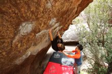 Bouldering in Hueco Tanks on 03/09/2019 with Blue Lizard Climbing and Yoga

Filename: SRM_20190309_1413220.jpg
Aperture: f/5.6
Shutter Speed: 1/250
Body: Canon EOS-1D Mark II
Lens: Canon EF 16-35mm f/2.8 L