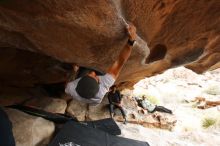 Bouldering in Hueco Tanks on 03/09/2019 with Blue Lizard Climbing and Yoga

Filename: SRM_20190309_1521490.jpg
Aperture: f/7.1
Shutter Speed: 1/250
Body: Canon EOS-1D Mark II
Lens: Canon EF 16-35mm f/2.8 L