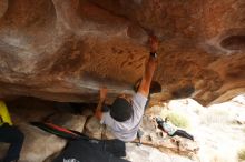 Bouldering in Hueco Tanks on 03/09/2019 with Blue Lizard Climbing and Yoga

Filename: SRM_20190309_1522010.jpg
Aperture: f/7.1
Shutter Speed: 1/250
Body: Canon EOS-1D Mark II
Lens: Canon EF 16-35mm f/2.8 L