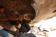 Bouldering in Hueco Tanks on 03/09/2019 with Blue Lizard Climbing and Yoga

Filename: SRM_20190309_1524240.jpg
Aperture: f/5.6
Shutter Speed: 1/250
Body: Canon EOS-1D Mark II
Lens: Canon EF 16-35mm f/2.8 L