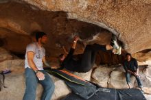 Bouldering in Hueco Tanks on 03/09/2019 with Blue Lizard Climbing and Yoga

Filename: SRM_20190309_1530440.jpg
Aperture: f/5.6
Shutter Speed: 1/250
Body: Canon EOS-1D Mark II
Lens: Canon EF 16-35mm f/2.8 L