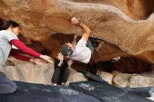 Bouldering in Hueco Tanks on 03/09/2019 with Blue Lizard Climbing and Yoga

Filename: SRM_20190309_1537380.jpg
Aperture: f/5.6
Shutter Speed: 1/250
Body: Canon EOS-1D Mark II
Lens: Canon EF 16-35mm f/2.8 L