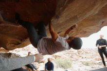 Bouldering in Hueco Tanks on 03/09/2019 with Blue Lizard Climbing and Yoga

Filename: SRM_20190309_1556220.jpg
Aperture: f/5.6
Shutter Speed: 1/200
Body: Canon EOS-1D Mark II
Lens: Canon EF 16-35mm f/2.8 L