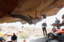Bouldering in Hueco Tanks on 03/09/2019 with Blue Lizard Climbing and Yoga

Filename: SRM_20190309_1556290.jpg
Aperture: f/5.6
Shutter Speed: 1/200
Body: Canon EOS-1D Mark II
Lens: Canon EF 16-35mm f/2.8 L