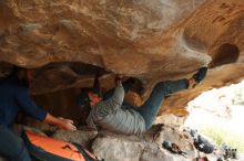 Bouldering in Hueco Tanks on 03/09/2019 with Blue Lizard Climbing and Yoga

Filename: SRM_20190309_1620560.jpg
Aperture: f/4.0
Shutter Speed: 1/320
Body: Canon EOS-1D Mark II
Lens: Canon EF 50mm f/1.8 II