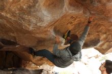 Bouldering in Hueco Tanks on 03/09/2019 with Blue Lizard Climbing and Yoga

Filename: SRM_20190309_1621090.jpg
Aperture: f/4.0
Shutter Speed: 1/320
Body: Canon EOS-1D Mark II
Lens: Canon EF 50mm f/1.8 II