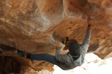 Bouldering in Hueco Tanks on 03/09/2019 with Blue Lizard Climbing and Yoga

Filename: SRM_20190309_1621100.jpg
Aperture: f/4.0
Shutter Speed: 1/320
Body: Canon EOS-1D Mark II
Lens: Canon EF 50mm f/1.8 II