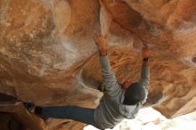 Bouldering in Hueco Tanks on 03/09/2019 with Blue Lizard Climbing and Yoga

Filename: SRM_20190309_1621130.jpg
Aperture: f/4.0
Shutter Speed: 1/320
Body: Canon EOS-1D Mark II
Lens: Canon EF 50mm f/1.8 II
