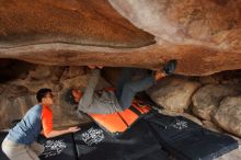 Bouldering in Hueco Tanks on 03/09/2019 with Blue Lizard Climbing and Yoga

Filename: SRM_20190309_1653230.jpg
Aperture: f/5.6
Shutter Speed: 1/200
Body: Canon EOS-1D Mark II
Lens: Canon EF 16-35mm f/2.8 L