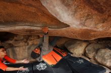 Bouldering in Hueco Tanks on 03/09/2019 with Blue Lizard Climbing and Yoga

Filename: SRM_20190309_1653290.jpg
Aperture: f/5.6
Shutter Speed: 1/200
Body: Canon EOS-1D Mark II
Lens: Canon EF 16-35mm f/2.8 L