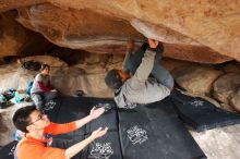 Bouldering in Hueco Tanks on 03/09/2019 with Blue Lizard Climbing and Yoga

Filename: SRM_20190309_1653450.jpg
Aperture: f/5.6
Shutter Speed: 1/200
Body: Canon EOS-1D Mark II
Lens: Canon EF 16-35mm f/2.8 L