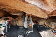 Bouldering in Hueco Tanks on 03/09/2019 with Blue Lizard Climbing and Yoga

Filename: SRM_20190309_1653570.jpg
Aperture: f/5.6
Shutter Speed: 1/200
Body: Canon EOS-1D Mark II
Lens: Canon EF 16-35mm f/2.8 L