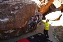 Bouldering in Hueco Tanks on 03/09/2019 with Blue Lizard Climbing and Yoga

Filename: SRM_20190309_1047550.jpg
Aperture: f/5.6
Shutter Speed: 1/200
Body: Canon EOS-1D Mark II
Lens: Canon EF 16-35mm f/2.8 L