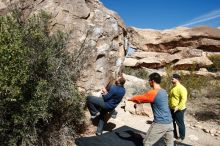 Bouldering in Hueco Tanks on 03/09/2019 with Blue Lizard Climbing and Yoga

Filename: SRM_20190309_1122390.jpg
Aperture: f/4.0
Shutter Speed: 1/1600
Body: Canon EOS-1D Mark II
Lens: Canon EF 16-35mm f/2.8 L