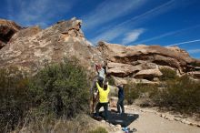 Bouldering in Hueco Tanks on 03/09/2019 with Blue Lizard Climbing and Yoga

Filename: SRM_20190309_1131070.jpg
Aperture: f/8.0
Shutter Speed: 1/800
Body: Canon EOS-1D Mark II
Lens: Canon EF 16-35mm f/2.8 L