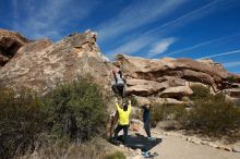 Bouldering in Hueco Tanks on 03/09/2019 with Blue Lizard Climbing and Yoga

Filename: SRM_20190309_1131180.jpg
Aperture: f/8.0
Shutter Speed: 1/800
Body: Canon EOS-1D Mark II
Lens: Canon EF 16-35mm f/2.8 L
