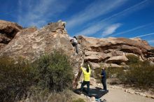 Bouldering in Hueco Tanks on 03/09/2019 with Blue Lizard Climbing and Yoga

Filename: SRM_20190309_1131390.jpg
Aperture: f/8.0
Shutter Speed: 1/640
Body: Canon EOS-1D Mark II
Lens: Canon EF 16-35mm f/2.8 L