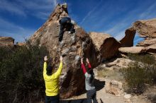 Bouldering in Hueco Tanks on 03/09/2019 with Blue Lizard Climbing and Yoga

Filename: SRM_20190309_1137540.jpg
Aperture: f/5.6
Shutter Speed: 1/6400
Body: Canon EOS-1D Mark II
Lens: Canon EF 16-35mm f/2.8 L