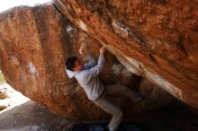 Bouldering in Hueco Tanks on 03/09/2019 with Blue Lizard Climbing and Yoga

Filename: SRM_20190309_1146090.jpg
Aperture: f/5.6
Shutter Speed: 1/80
Body: Canon EOS-1D Mark II
Lens: Canon EF 16-35mm f/2.8 L