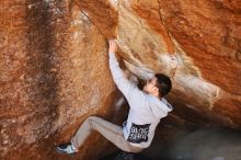 Bouldering in Hueco Tanks on 03/09/2019 with Blue Lizard Climbing and Yoga

Filename: SRM_20190309_1148200.jpg
Aperture: f/5.6
Shutter Speed: 1/320
Body: Canon EOS-1D Mark II
Lens: Canon EF 16-35mm f/2.8 L