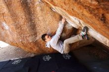 Bouldering in Hueco Tanks on 03/09/2019 with Blue Lizard Climbing and Yoga

Filename: SRM_20190309_1156080.jpg
Aperture: f/5.6
Shutter Speed: 1/125
Body: Canon EOS-1D Mark II
Lens: Canon EF 16-35mm f/2.8 L