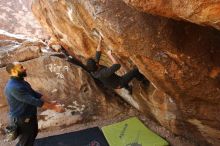 Bouldering in Hueco Tanks on 03/09/2019 with Blue Lizard Climbing and Yoga

Filename: SRM_20190309_1207100.jpg
Aperture: f/5.6
Shutter Speed: 1/320
Body: Canon EOS-1D Mark II
Lens: Canon EF 16-35mm f/2.8 L