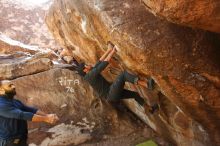 Bouldering in Hueco Tanks on 03/09/2019 with Blue Lizard Climbing and Yoga

Filename: SRM_20190309_1207200.jpg
Aperture: f/5.6
Shutter Speed: 1/400
Body: Canon EOS-1D Mark II
Lens: Canon EF 16-35mm f/2.8 L