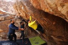 Bouldering in Hueco Tanks on 03/09/2019 with Blue Lizard Climbing and Yoga

Filename: SRM_20190309_1208460.jpg
Aperture: f/5.6
Shutter Speed: 1/400
Body: Canon EOS-1D Mark II
Lens: Canon EF 16-35mm f/2.8 L