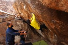 Bouldering in Hueco Tanks on 03/09/2019 with Blue Lizard Climbing and Yoga

Filename: SRM_20190309_1208520.jpg
Aperture: f/5.6
Shutter Speed: 1/500
Body: Canon EOS-1D Mark II
Lens: Canon EF 16-35mm f/2.8 L