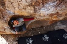 Bouldering in Hueco Tanks on 03/09/2019 with Blue Lizard Climbing and Yoga

Filename: SRM_20190309_1210080.jpg
Aperture: f/5.6
Shutter Speed: 1/500
Body: Canon EOS-1D Mark II
Lens: Canon EF 16-35mm f/2.8 L