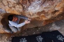 Bouldering in Hueco Tanks on 03/09/2019 with Blue Lizard Climbing and Yoga

Filename: SRM_20190309_1212060.jpg
Aperture: f/5.6
Shutter Speed: 1/400
Body: Canon EOS-1D Mark II
Lens: Canon EF 16-35mm f/2.8 L