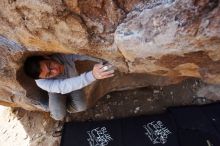 Bouldering in Hueco Tanks on 03/09/2019 with Blue Lizard Climbing and Yoga

Filename: SRM_20190309_1212440.jpg
Aperture: f/5.6
Shutter Speed: 1/400
Body: Canon EOS-1D Mark II
Lens: Canon EF 16-35mm f/2.8 L