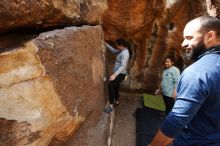 Bouldering in Hueco Tanks on 03/09/2019 with Blue Lizard Climbing and Yoga

Filename: SRM_20190309_1217200.jpg
Aperture: f/5.6
Shutter Speed: 1/320
Body: Canon EOS-1D Mark II
Lens: Canon EF 16-35mm f/2.8 L