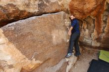 Bouldering in Hueco Tanks on 03/09/2019 with Blue Lizard Climbing and Yoga

Filename: SRM_20190309_1218060.jpg
Aperture: f/5.6
Shutter Speed: 1/160
Body: Canon EOS-1D Mark II
Lens: Canon EF 16-35mm f/2.8 L