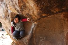 Bouldering in Hueco Tanks on 03/09/2019 with Blue Lizard Climbing and Yoga

Filename: SRM_20190309_1220160.jpg
Aperture: f/5.6
Shutter Speed: 1/400
Body: Canon EOS-1D Mark II
Lens: Canon EF 16-35mm f/2.8 L