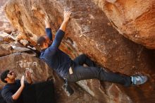 Bouldering in Hueco Tanks on 03/09/2019 with Blue Lizard Climbing and Yoga

Filename: SRM_20190309_1223200.jpg
Aperture: f/5.6
Shutter Speed: 1/320
Body: Canon EOS-1D Mark II
Lens: Canon EF 16-35mm f/2.8 L