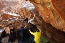 Bouldering in Hueco Tanks on 03/09/2019 with Blue Lizard Climbing and Yoga

Filename: SRM_20190309_1227480.jpg
Aperture: f/5.6
Shutter Speed: 1/500
Body: Canon EOS-1D Mark II
Lens: Canon EF 16-35mm f/2.8 L