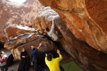 Bouldering in Hueco Tanks on 03/09/2019 with Blue Lizard Climbing and Yoga

Filename: SRM_20190309_1228000.jpg
Aperture: f/5.6
Shutter Speed: 1/400
Body: Canon EOS-1D Mark II
Lens: Canon EF 16-35mm f/2.8 L