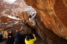 Bouldering in Hueco Tanks on 03/09/2019 with Blue Lizard Climbing and Yoga

Filename: SRM_20190309_1228110.jpg
Aperture: f/5.6
Shutter Speed: 1/500
Body: Canon EOS-1D Mark II
Lens: Canon EF 16-35mm f/2.8 L