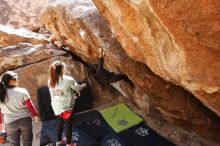 Bouldering in Hueco Tanks on 03/09/2019 with Blue Lizard Climbing and Yoga

Filename: SRM_20190309_1232040.jpg
Aperture: f/5.6
Shutter Speed: 1/200
Body: Canon EOS-1D Mark II
Lens: Canon EF 16-35mm f/2.8 L