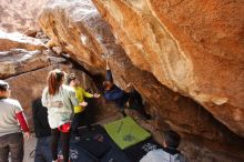 Bouldering in Hueco Tanks on 03/09/2019 with Blue Lizard Climbing and Yoga

Filename: SRM_20190309_1232390.jpg
Aperture: f/5.6
Shutter Speed: 1/200
Body: Canon EOS-1D Mark II
Lens: Canon EF 16-35mm f/2.8 L